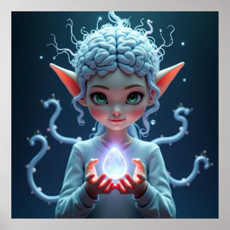 Affiche L'évolution du renseignement IA