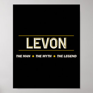 Affiche Levon - L'Homme Le Mythe La Légende _ Mens Boys Na