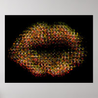 Lèvres d'art Abstrait modernes #5
