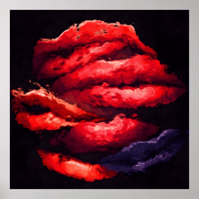 Affiche Lèvres Rouges (Devant)