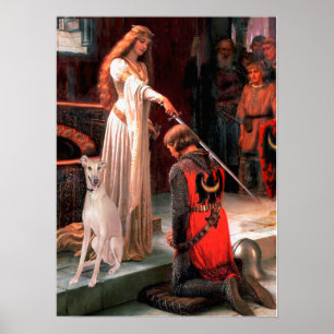 Affiche Lévrier (faon 2) - L'Accolade