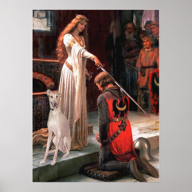Affiche Lévrier (faon 2) - L'Accolade (Devant)