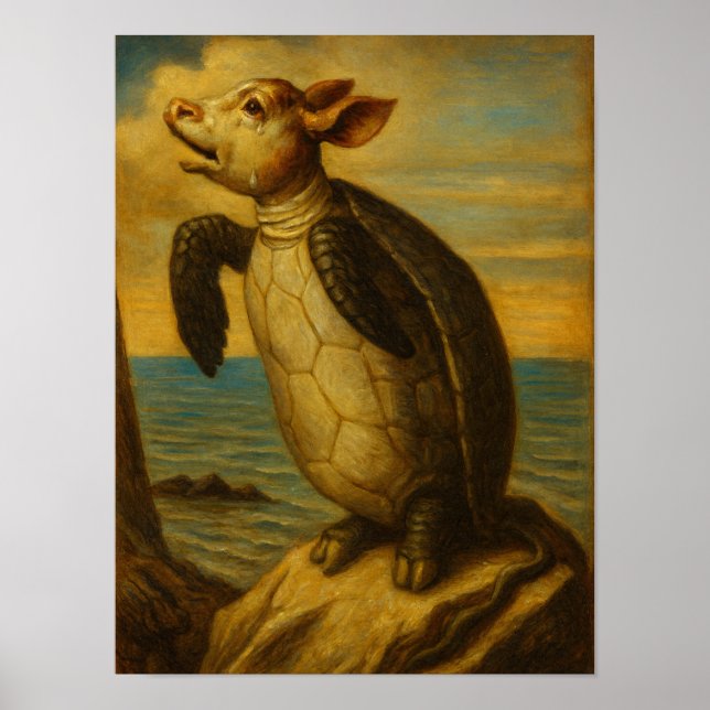 Affiche Lewis Carroll Mock Turtle Character (Devant)