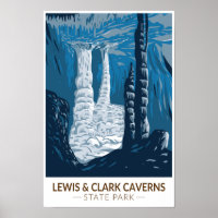 Lewis et Clark Caverns State Park Montana Vintage