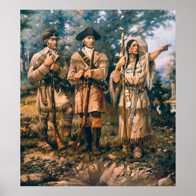 Affiche Lewis et Clark, Sacagawea (Devant)