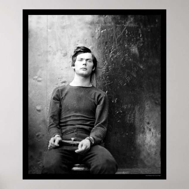 Affiche Lewis Payne, Conspirateur Lincoln 1865 (Devant)