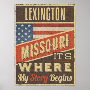 Affiche Lexington Missouri