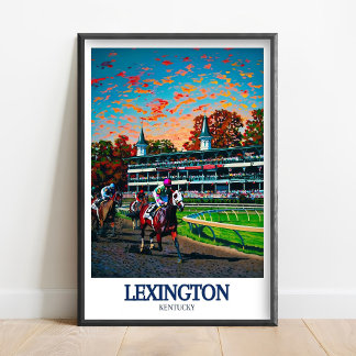Affiche Lexington Prints - Keeneland Print Keeneland Race