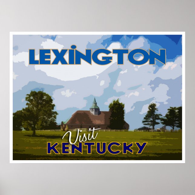 Affiche Lexington, Visite du Kentucky... (Devant)