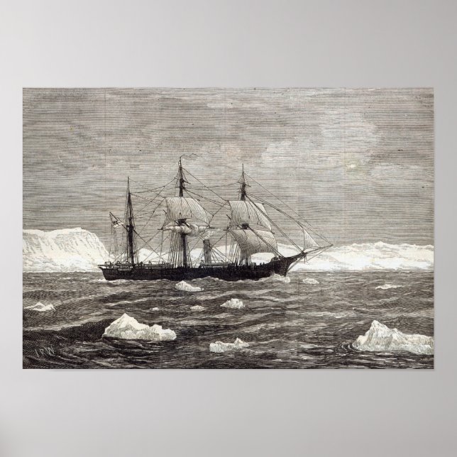 Affiche L'expédition du pôle Nord (Devant)