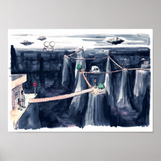 Affiche L'expérience piétonne aux USA