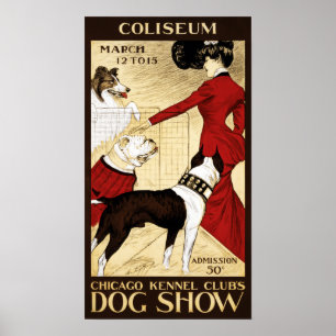 Affiche L'exposition canine