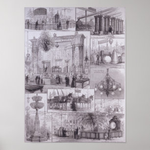 Affiche L'exposition internationale de l'électricité