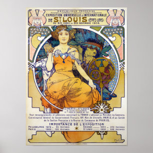Affiche L'exposition Saint-Louis, Mucha