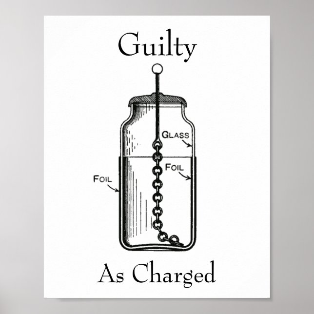 Affiche Leyden Jar coupable (Devant)
