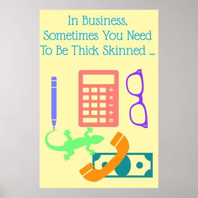 Affiche Lézard au travail (Devant)