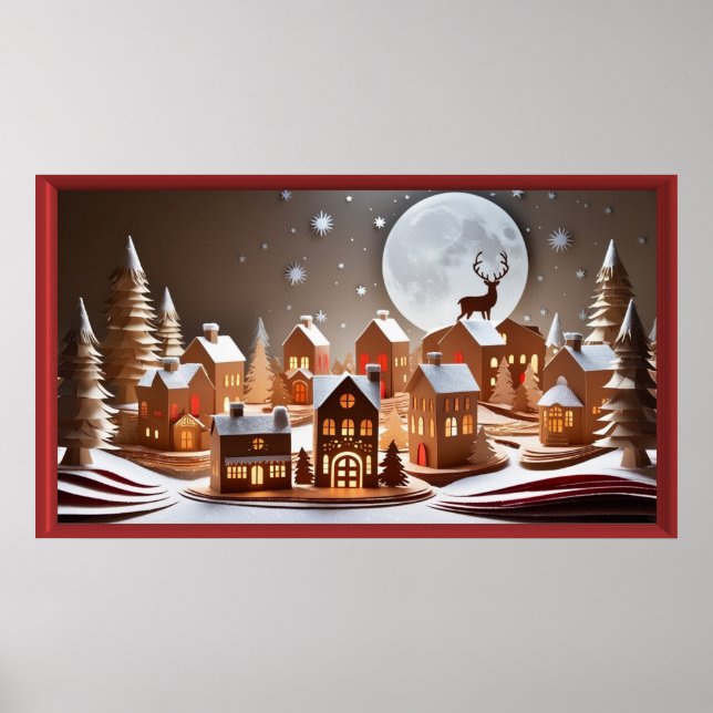 Affiche LG TV cadre (Devant)