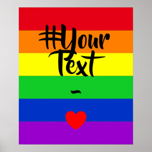 Affiche #LGBT #love #pride #gay #lesbiennes #freedom #para
