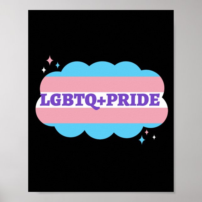 Affiche LGBT+Pride. Gay- amour arc-en-ciel. (Devant)