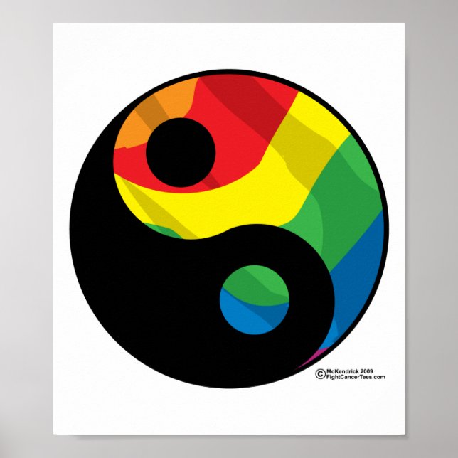Affiche LGBT Ying Yang (Devant)