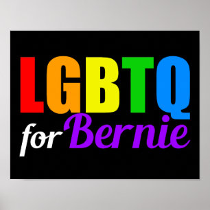 Affiche LGBTQ pour Bernie Sanders 2020