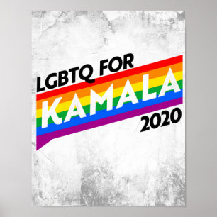 Affiche LGBTQ pour KAMALA 2020