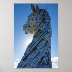 Affiche L'Hélix, Les Kelpies, Falkirk - Visiter l'Écosse