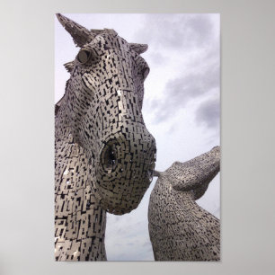 Affiche L'Hélix, Les Kelpies, Falkirk - Visiter l'Écosse