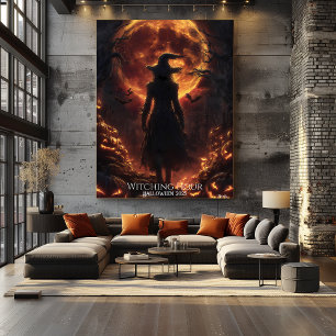 Affiche L'Heure de Sorcellerie Halloween