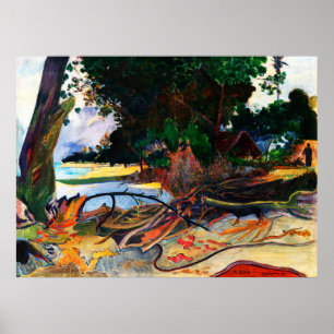 Affiche L'Hibiscus (Le burao) par Paul Gauguin