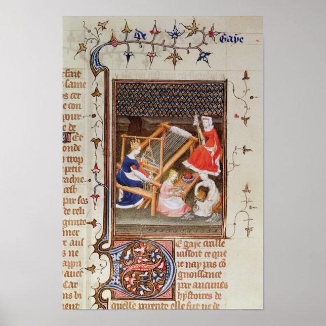 Affiche L'histoire de Gaia, de "De Claris Mulieribus" (Devant)