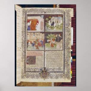 Affiche L'histoire de Lancelot et la recherche pour saint