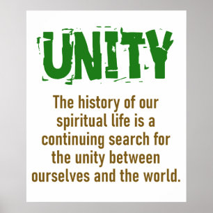 Affiche L'Histoire De Notre Vie Spirituelle - Citation D'U
