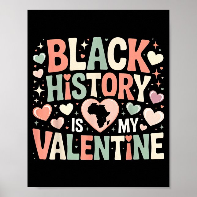 Affiche L'histoire des Noirs est mon mois de la Saint-Vale (Devant)