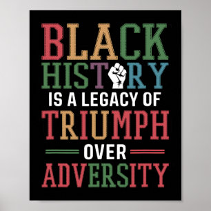 Affiche L'histoire des Noirs est un héritage de triomphe s