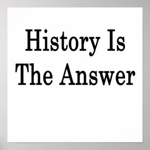Affiche L'Histoire Est La Réponse