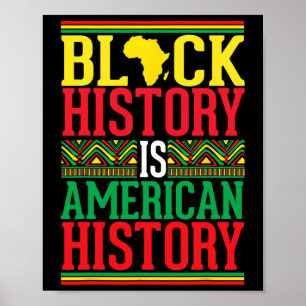 Affiche L'Histoire Noire Est L'Histoire Américaine