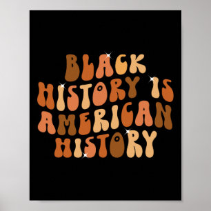 Affiche L'histoire noire est l'histoire américaine Bhm Afr