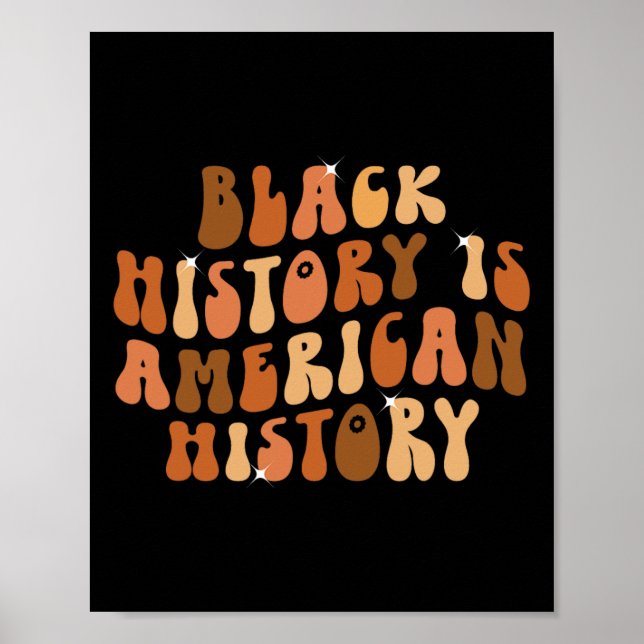 Affiche L'histoire noire est l'histoire américaine Bhm Afr (Devant)