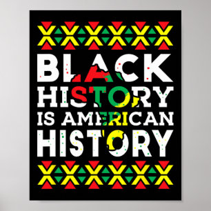 Affiche L'Histoire Noire Est L'Histoire Américaine L'Afriq