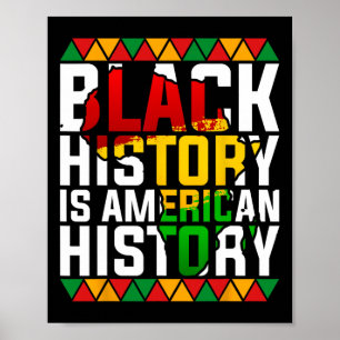 Affiche L'Histoire Noire Est L'Histoire Américaine L'Afriq