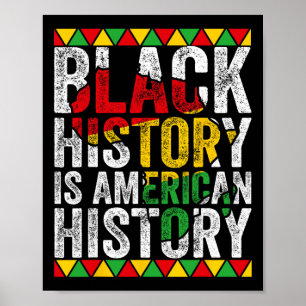 Affiche L'histoire noire est l'histoire américaine Patriot