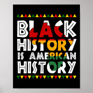 Affiche L'histoire noire est l'histoire américaine Patriot