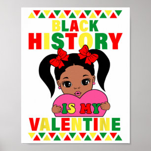 Affiche L'histoire noire est ma Saint Valentin Afrique Amé