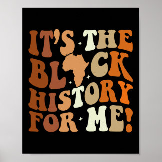 Affiche L'histoire noire pour moi Mois de l'histoire noire