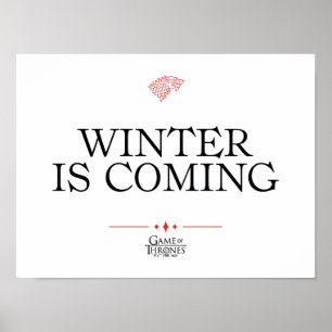 Affiche L'hiver approche