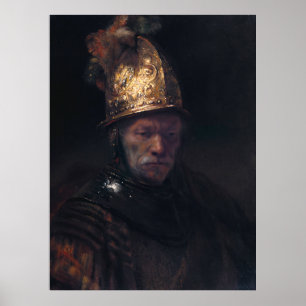 Affiche L'Homme au casque d'or de Rembrandt
