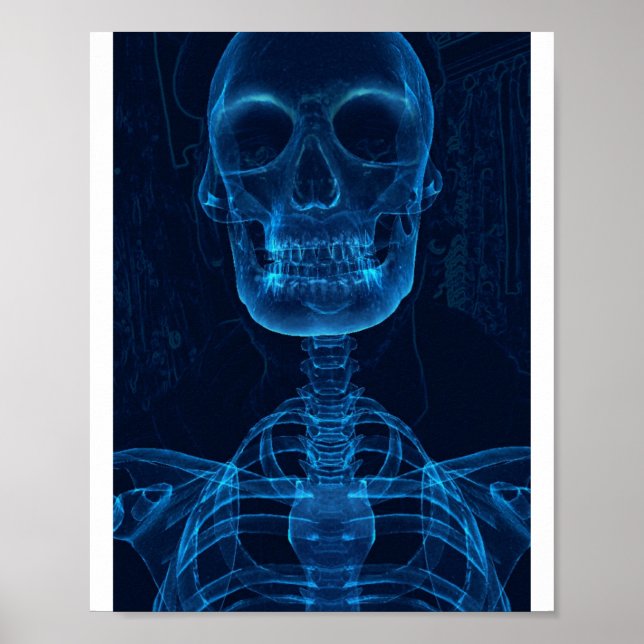 Affiche L'homme bleu (Devant)