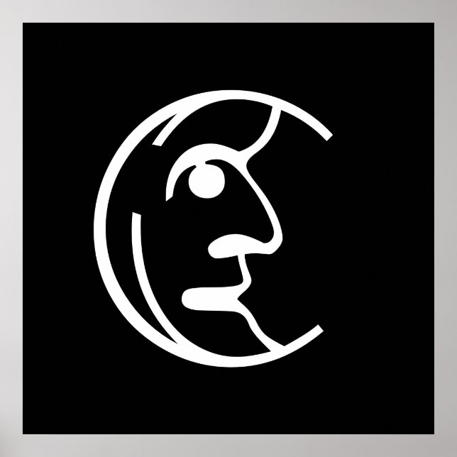 Affiche L'homme dans la lune (Devant)