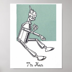 Affiche L'Homme de Fer du livre Le Magicien d'Oz